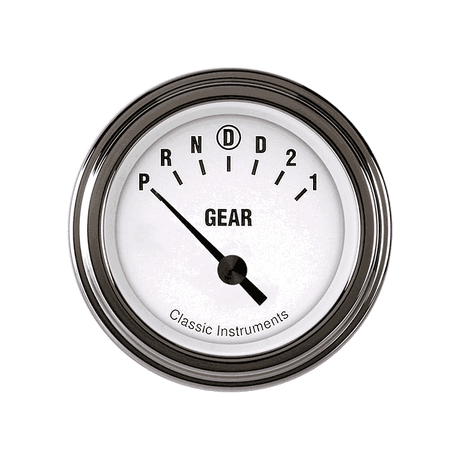 Classic Instruments WHITE HOT 2IN GEAR SELECT W/OD - WH06SLC