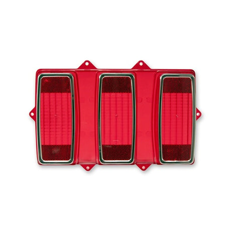 Scott Drake Tail Light Lens with Stainless Trim - C9ZZ-13450-A