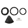 Hurst Billet Shifter Boot and Bezel - Round - Black Finish - 116500HST