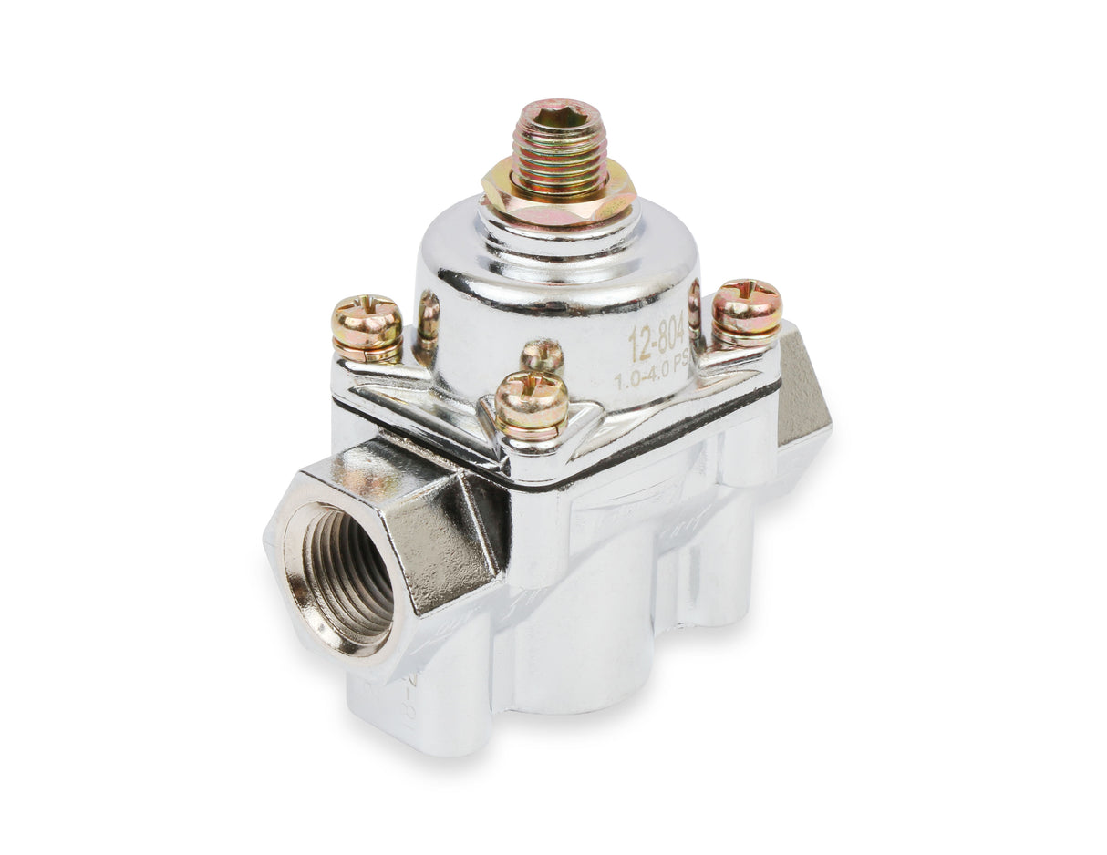 Holley 12-804 Chrome Carbureted Fuel Pressure Regulator