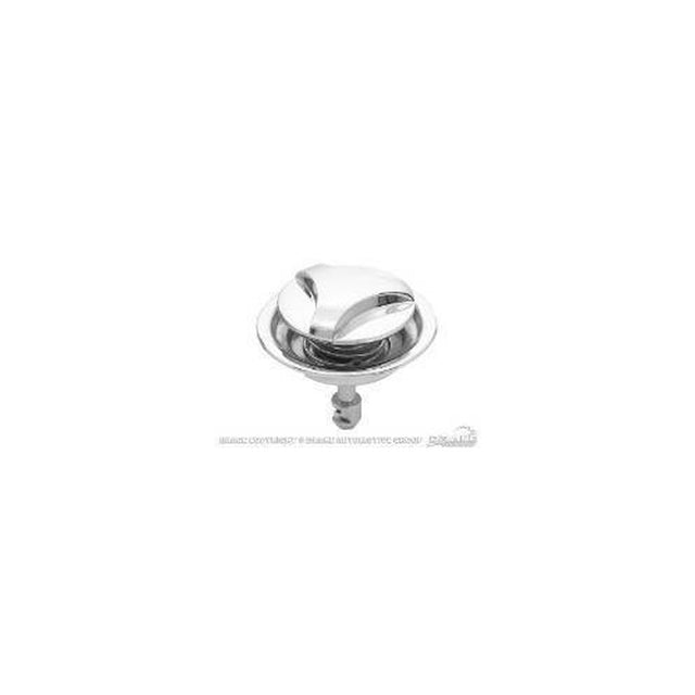 Scott Drake Chrome Ram Air Hood Twist Lock - D1ZZ-16896