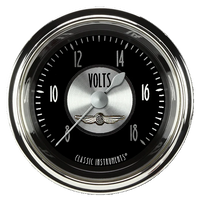 Classic Instruments All American Tradition 2-1/8" Volt Gauge - AT130SHC