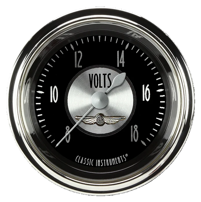 Classic Instruments All American Tradition 2 1/8" Voltage Gauge - AT130SHC