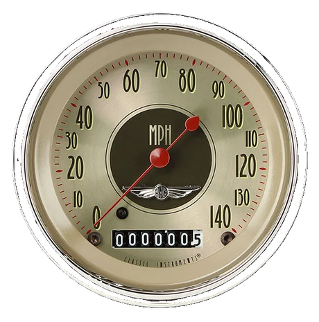 Classic Instruments AMERICAN NICKEL 3IN SPEEDO 140 MPH - AN55SLC
