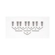 Mr Gasket Chrome Valve Covers Clamps & Bolts - Chrome - 9887
