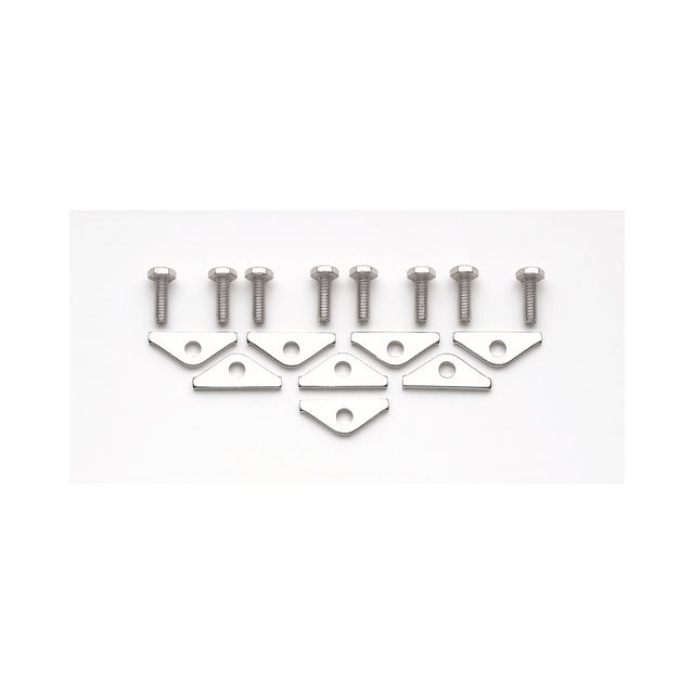 Mr Gasket Chrome Valve Covers Clamps & Bolts - Chrome - 9887