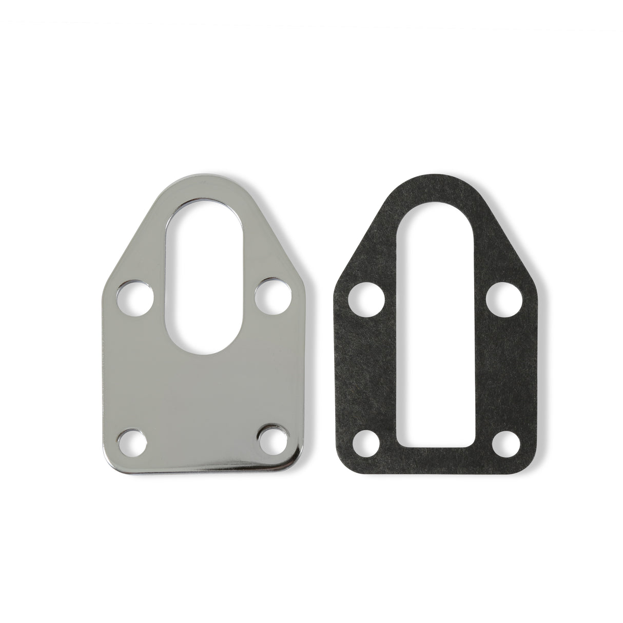 Mr Gasket Fuel Pump Mounting Plate - Chrome - 1514
