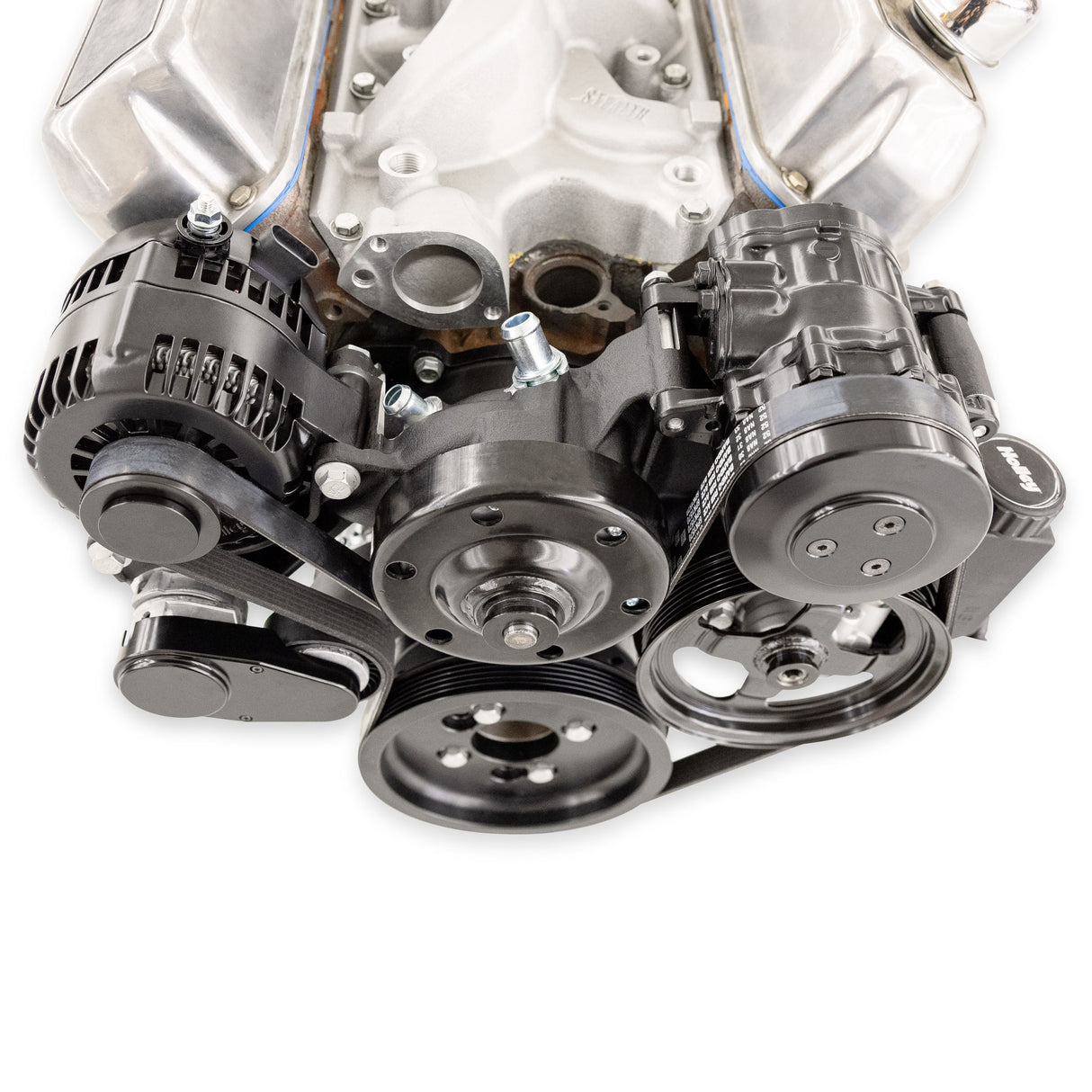 Holley 20-370BK Small Block Ford Mid-Mount Complete Accessory System