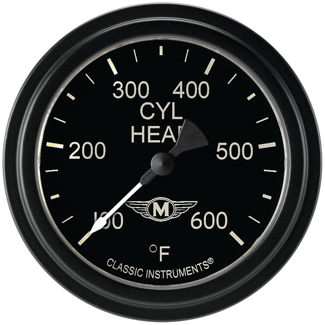 Classic Instruments Moal Bomber 2-5/8" Cylinder Head Tempature Gauge - MA397BLF