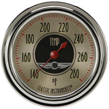 Classic Instruments All American Nickle 2 5/8" Full Sweep Water Temperature Gauge - AN326SLC-12