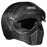 Simpson Motorcycle M30 Bandit Helmet - Carbon - Large - M30CLG