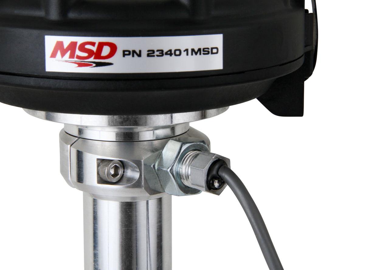 MSD Chevy Crank Trigger Distributor with adjustable Cam Sync Pick-up - 23401MSD
