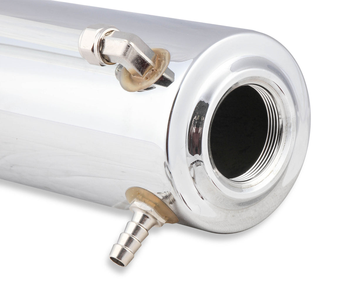 Mr Gasket Radiator Fluid Reservoir / Recovery Tank - Polished Aluminum - 9135
