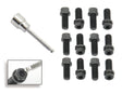 Mr Gasket Header Bolts - 3/8-16 x 3/4 Inch Hex & Socket Head - Black Oxide - 3420G