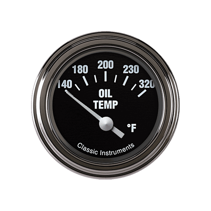 Classic Instruments Hot Rod 2 1/8" Oil Temp - HR28SLF
