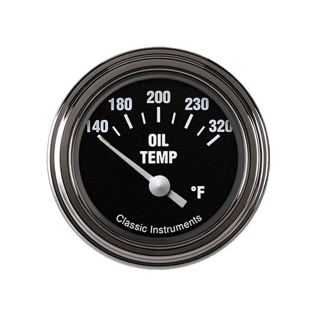 Classic Instruments Hot Rod 2 1/8" Oil Temp - HR28SLF