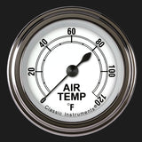 Classic Instruments Classic White 2 1/8" Outside Air Temp. Gauge - CW199SLF