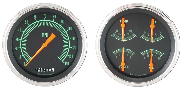 Classic Instruments G STOCK 5IN SPEEDO & 5IN QUAD-GM - GS52SLC