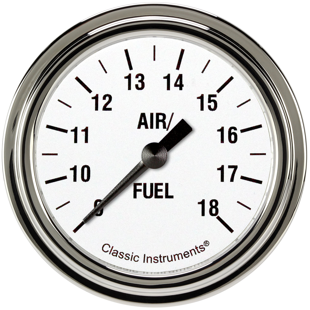 Classic Instruments White Hot 2 5/8" Air Fuel Ratio Gauge - WH394SLF