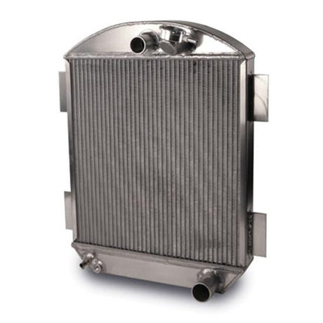 AFCO Universal Street Rod Aluminum Radiator and Shroud - Chevy Engine - 80140-B-SP-N 80140-B-SP-N