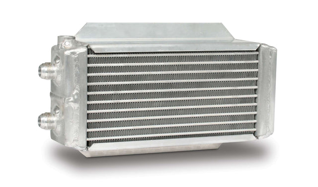 AFCO Aluminum Oil Cooler Deck Mount 12AN Fittings 14.5 X 6.5 - 80268-12X 80268-12X