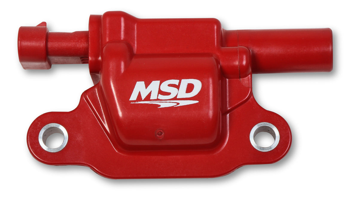 MSD Ignition Coil - Blaster Series - Gen V GDI Engine - Red - Square - 8266