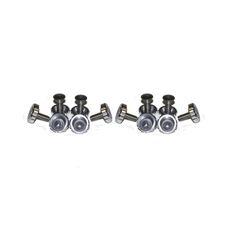 Scott Drake 1964-73 Mustang Billet Under Hood Hardware (24 pieces) - 378178-BL-24
