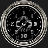 Classic Instruments V8 Speedster 2 5/8" Boost/Vac Gauge - V8SR341SLC