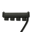 MSD Power Grid 4-Connector Hub - Black Housing - 77403
