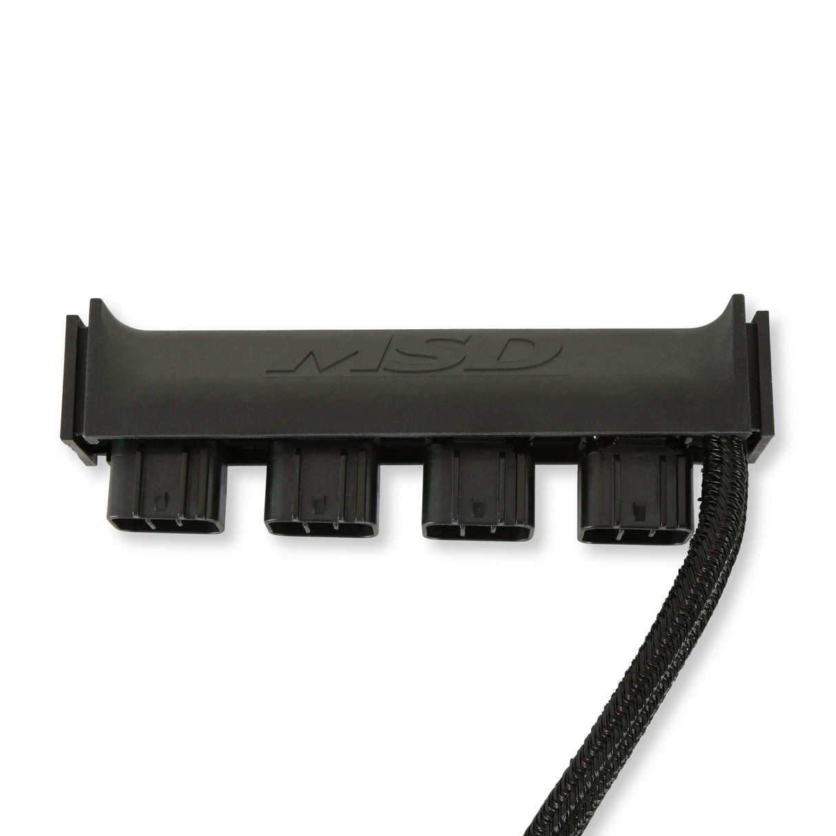 MSD Power Grid 4-Connector Hub - Black Housing - 77403