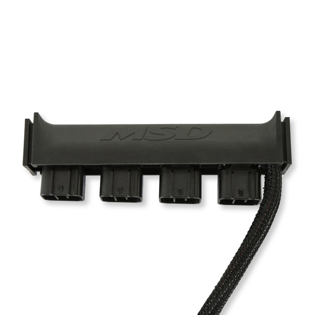 MSD Power Grid 4-Connector Hub - Black Housing - 77403