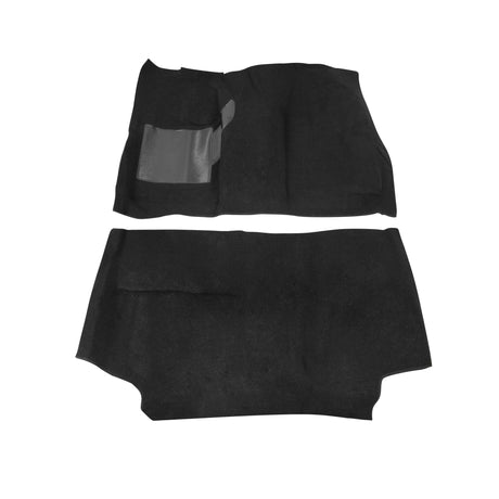 Scott Drake Molded Carpet Kit Black - CAR65-FB-BK