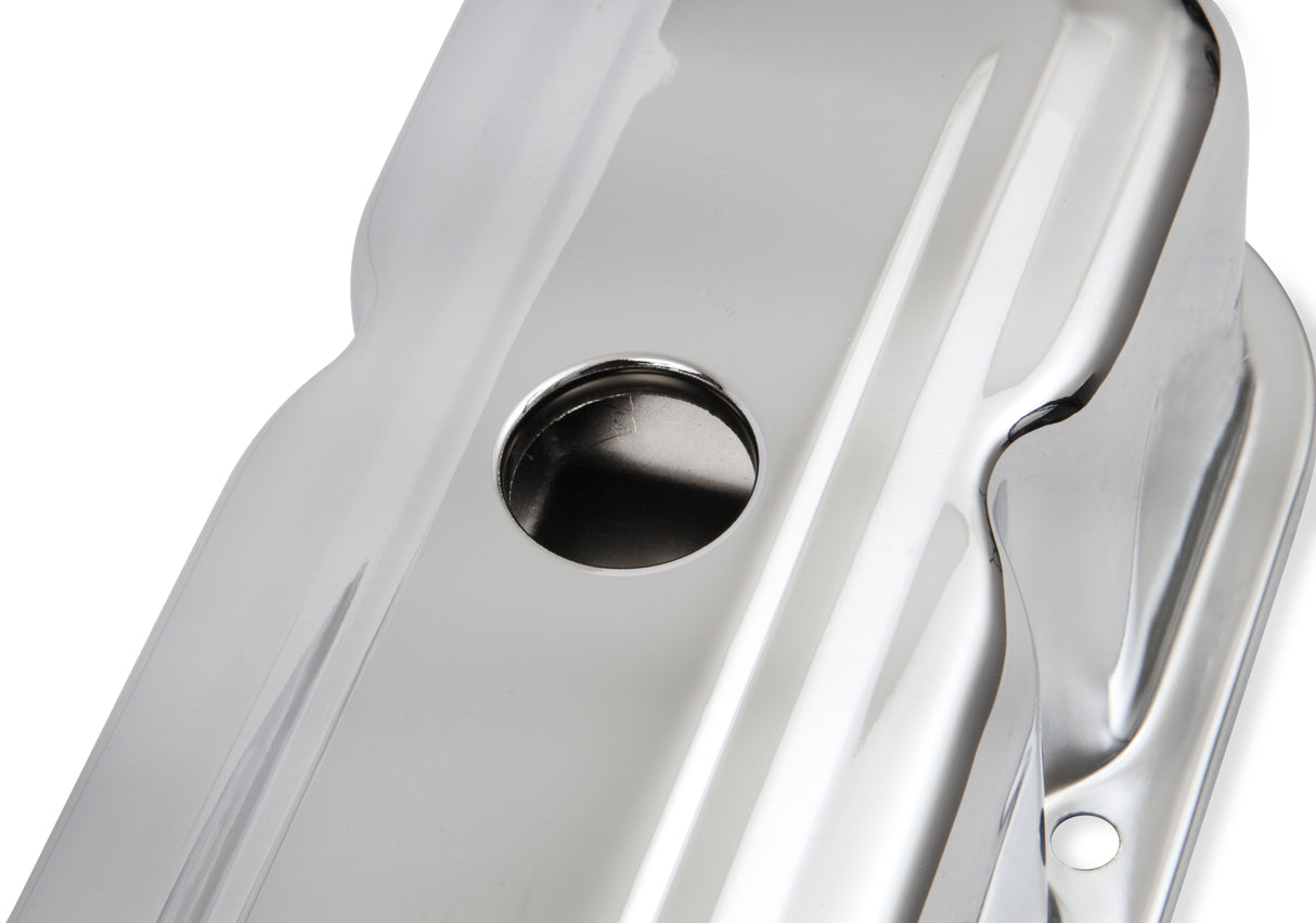 Mr Gasket Chrome Tall-Style Valve Covers - 9805