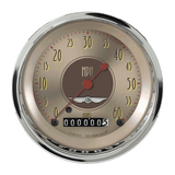 Classic Instruments All American Nickel 3 3/8" Low Speed Speedometer - LSAN
