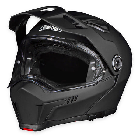Simpson Motorcycle Journey Bandit Helmet - Matte Black - Small - JB3SM