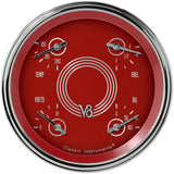 Classic Instruments V8 RED STEELIE 5IN QUAD 0-30ohm - V8RS31SLF