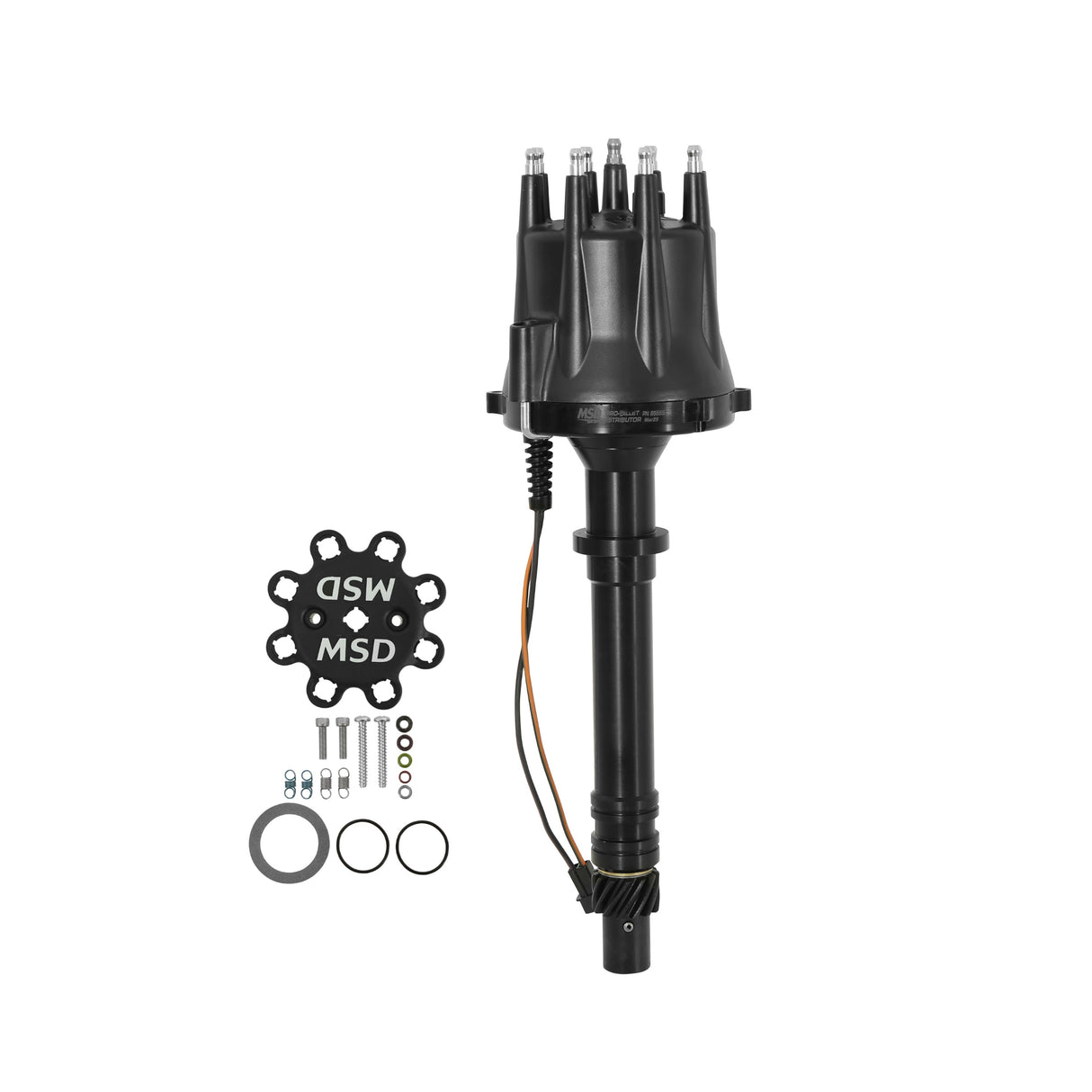 MSD Chevy Black V8 Pro-Billet Distributor - 85555