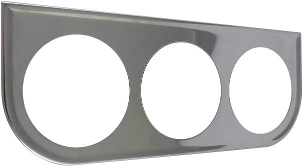 Classic Instruments Chrome Under Dash Panel / 3-Hole - MT56