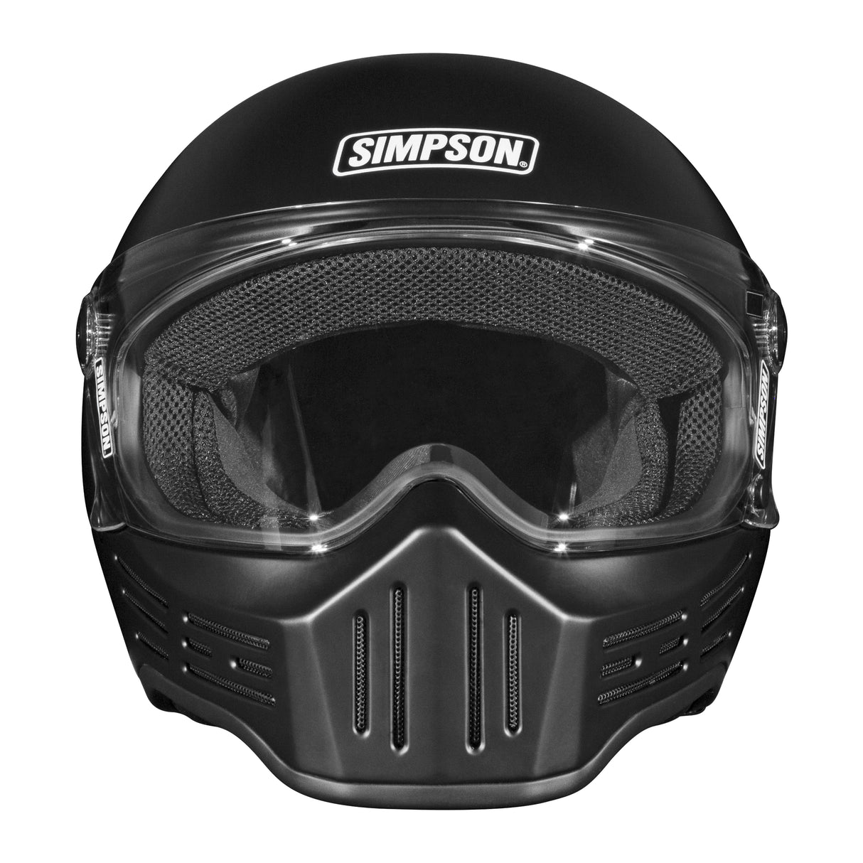 Simpson Motorcycle M30 Bandit Helmet - Matte Black - Small - M303SM