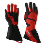 Racequip SFI 3.3/5 Red / Black Long Gauntlet Nomex Race Gloves - X-Large - 358106RQP