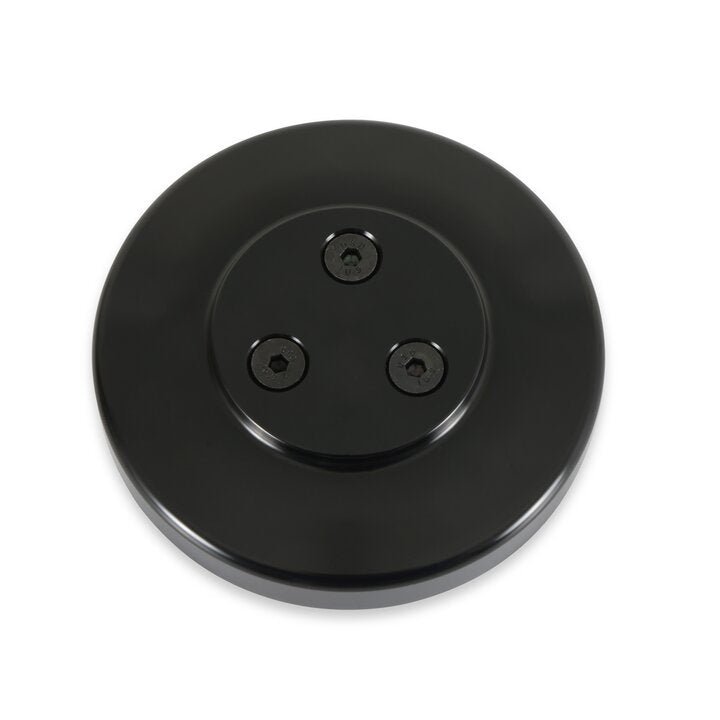Holley 97-185 SD7 Compressor Pulley Cover Black