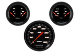 Classic Instruments Velocity Black Series Three Gauge Set - VS64BBLF