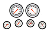 Classic Instruments Velocity White Six Gauge Set 351 - VS351WBLF