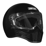 Simpson Motorcycle M30 Bandit Helmet - Gloss Black - Large - M302LG
