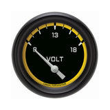 Classic Instruments Autocross Yellow 2-5/8" Volt Gauge - AX230YBPF