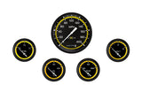 Classic Instruments AutoCross Yellow Five Gauge Set 254 - AX254YBLF