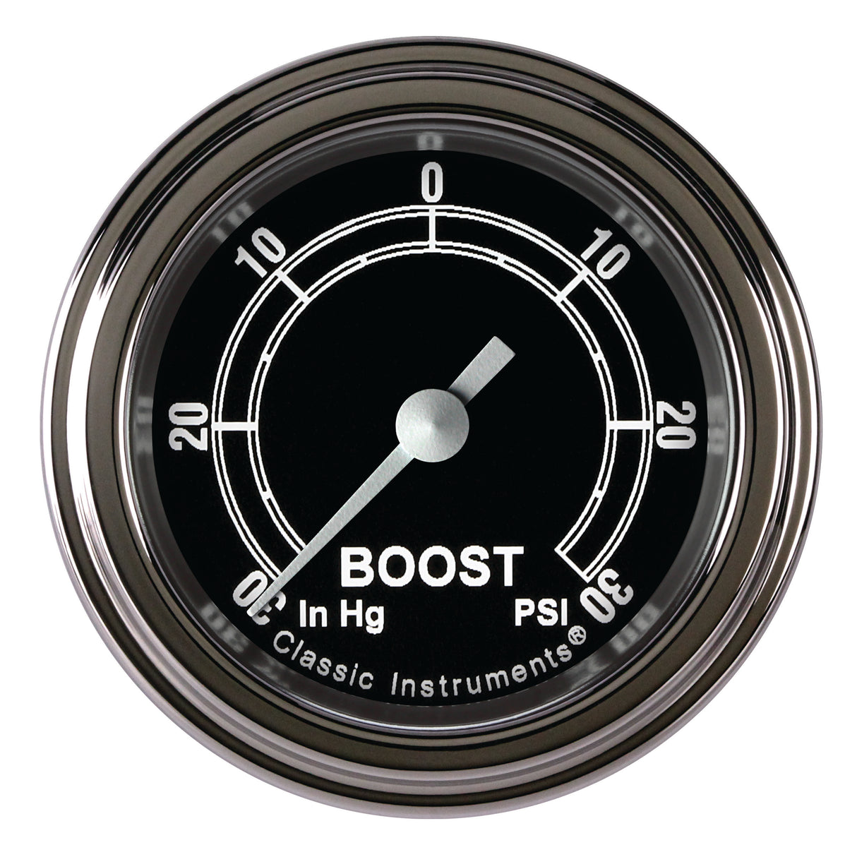 Classic Instruments Traditional 2-1/8" Boost/Vac Gauge - TR141SLF