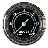 Classic Instruments Traditional 2-1/8" Boost/Vac Gauge - TR141SLF