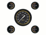 Classic Instruments Auto Cross Yellow 6 Gauge Set - AX54YBLF