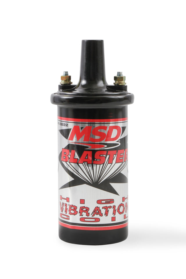 MSD Ignition Coil - Blaster Series - High Vibration - Black - 8222